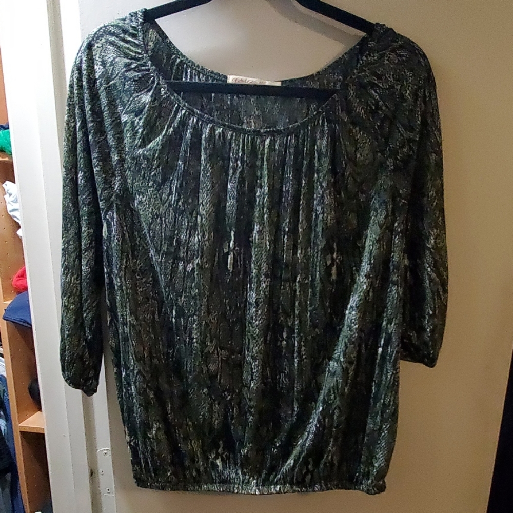 3/4 sleeve blouse